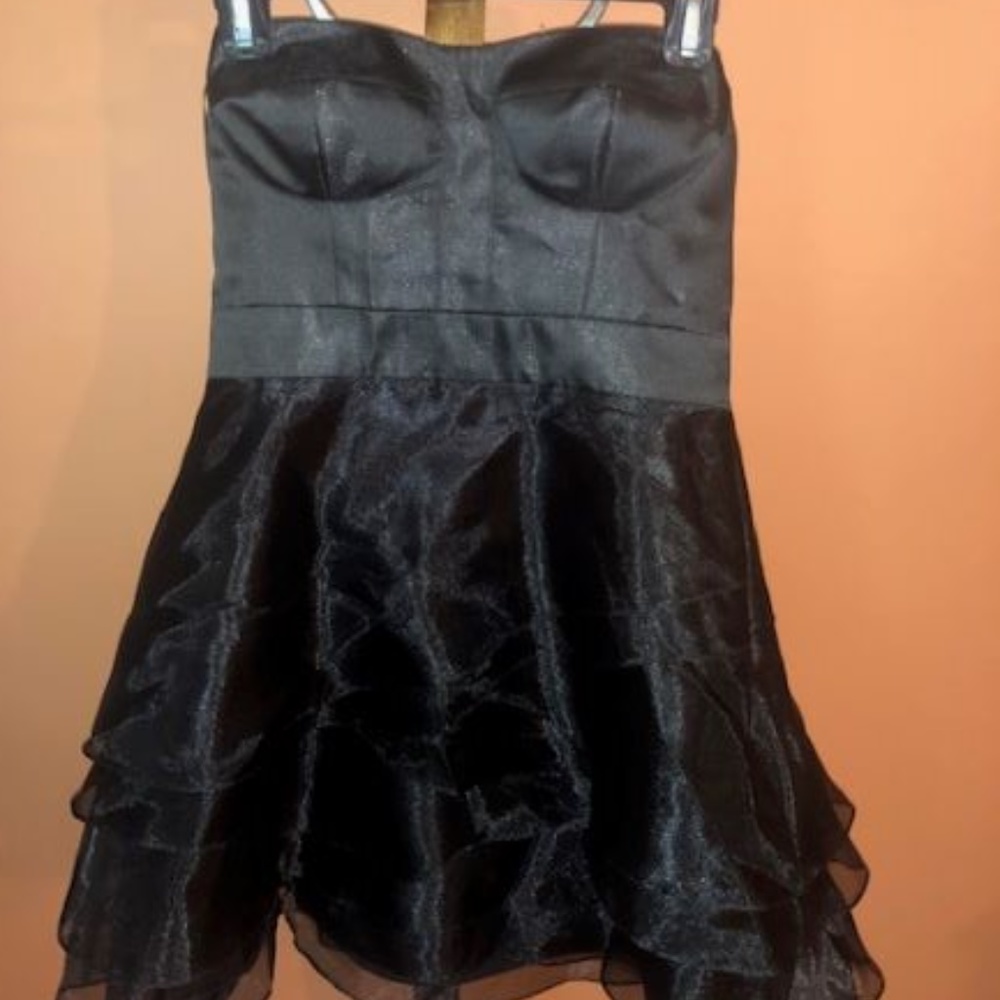 Aqua Black Cocktail Dress